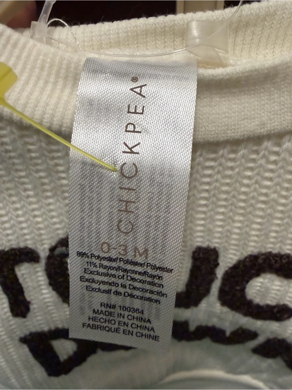 Baby chickpea Cream Knit 'TOUCH DOWN' football sweater Set with Striped Pants